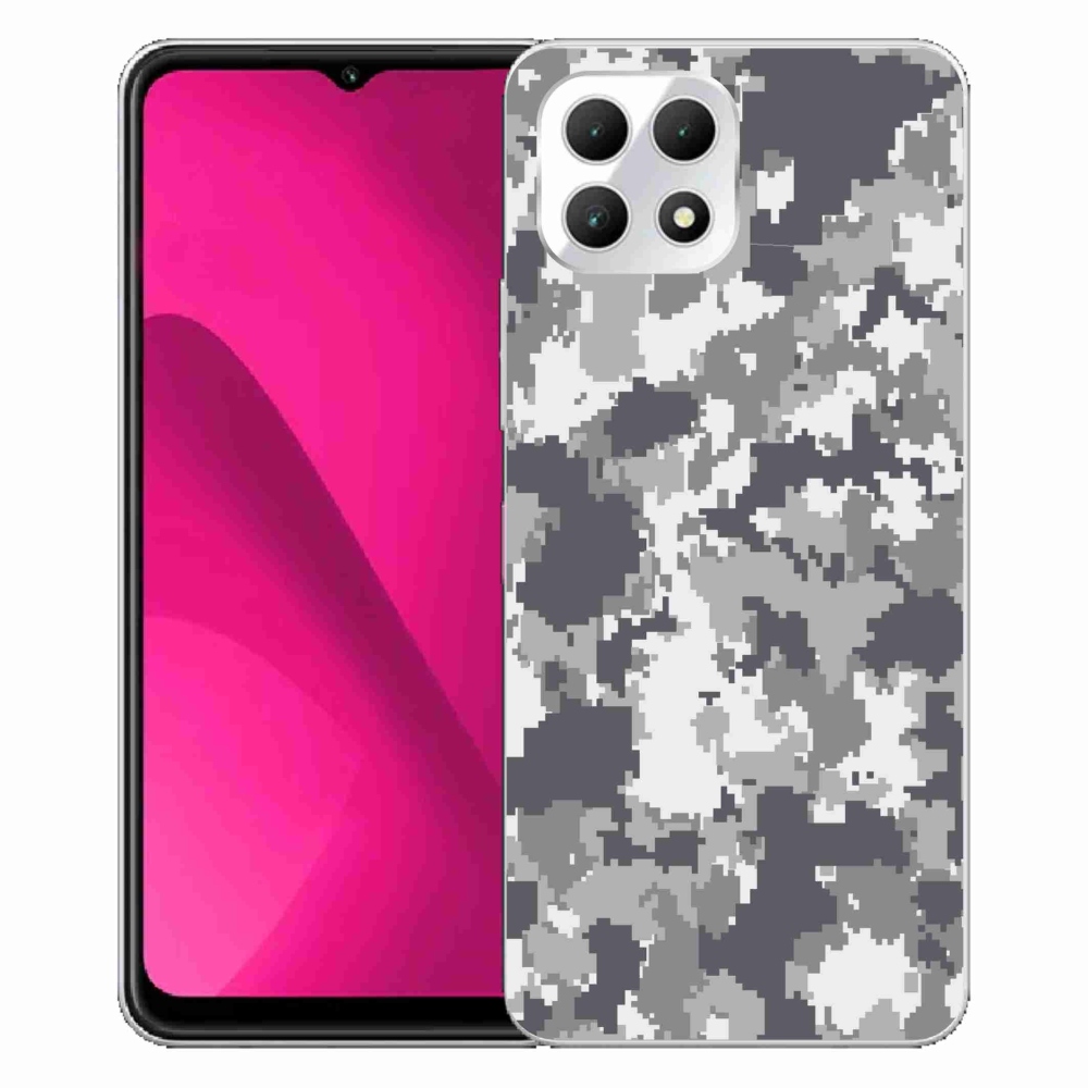 Gelový kryt mmCase na T-Mobile T Phone 2 - maskáčový vzor 2