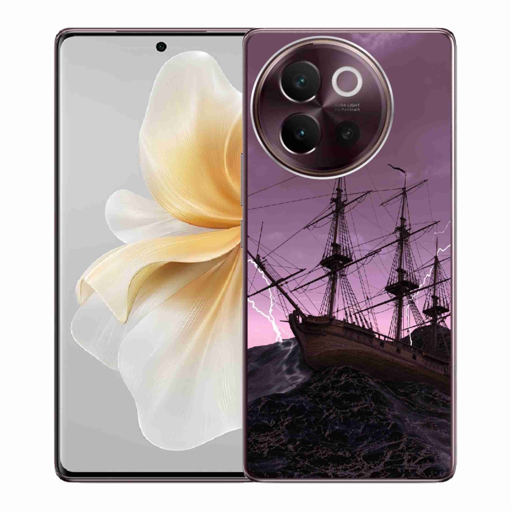 Gelový kryt mmCase na Vivo V40 Lite 5G - loď v bouři