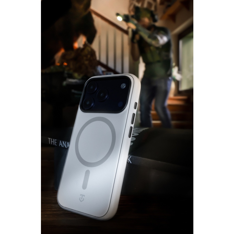 Tactical MagForce SmoothIsFast Kryt pro Apple iPhone 15 Pro Chalk
