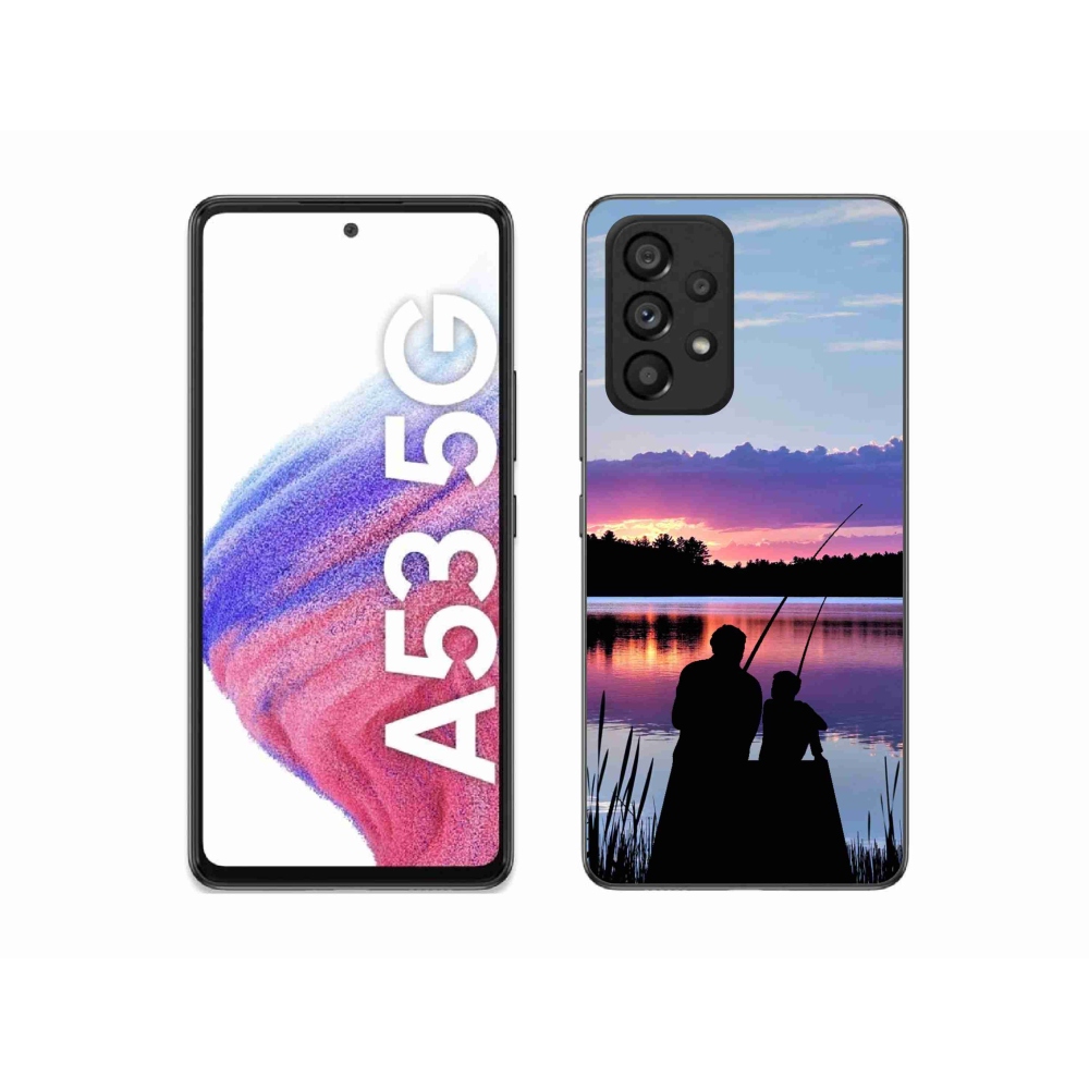 Gelový kryt mmCase na Samsung Galaxy A53 5G - rybaření 2