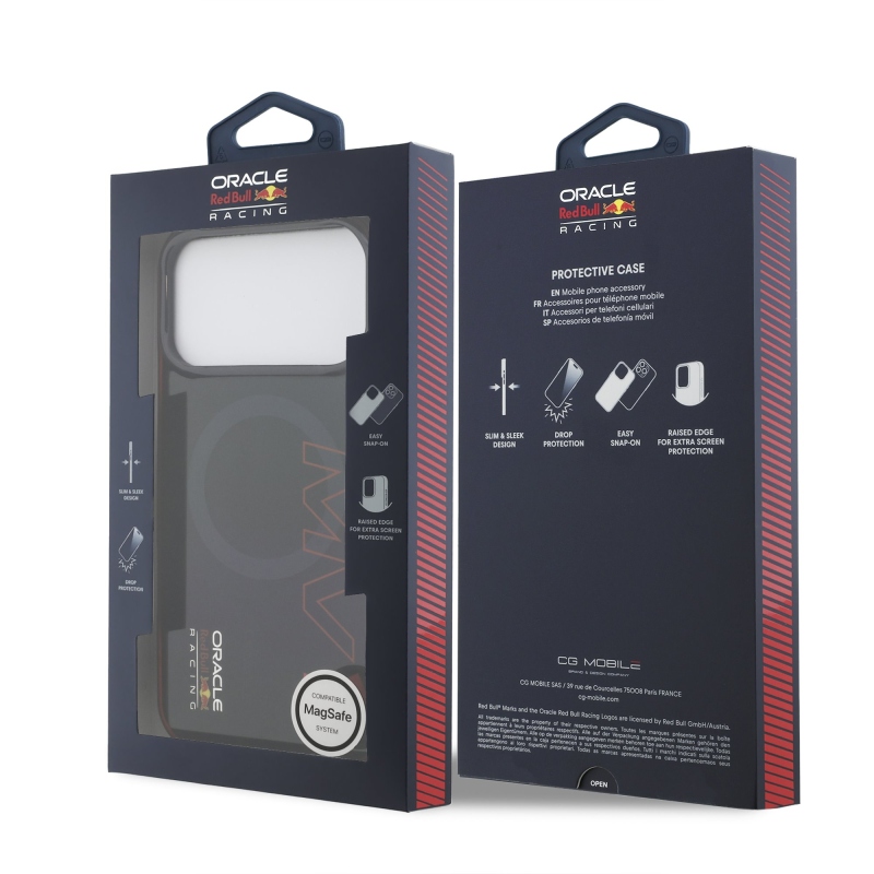 Red Bull PC Double Layer Vertical MV1 MagSafe Zadní Kryt pro iPhone 17 Pro Max Navy