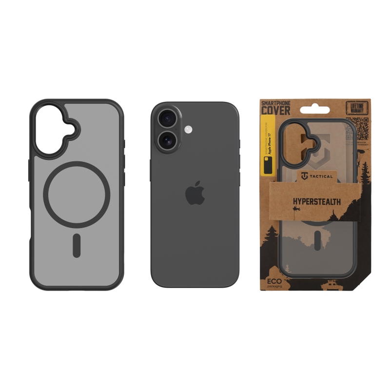 Tactical MagForce Hyperstealth Kryt pro iPhone 17 Asphalt