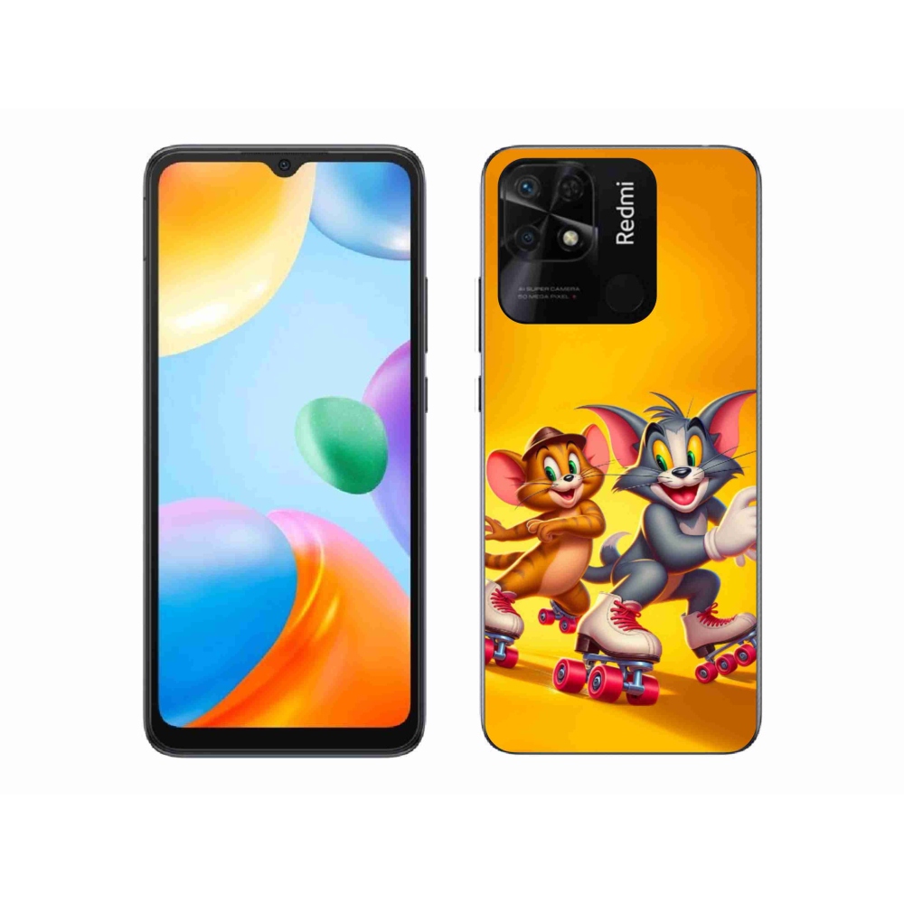Gelový kryt mmCase na Xiaomi Redmi 10C - tom a jerry