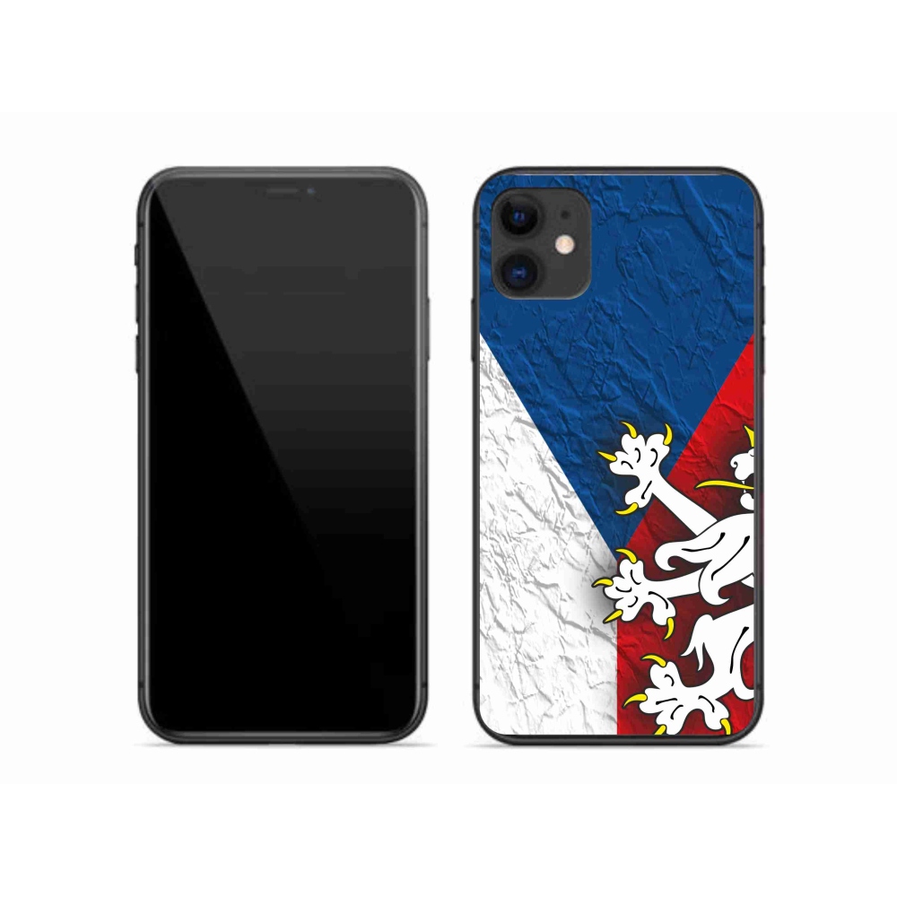 Gelový kryt mmCase na iPhone 11 - česká vlajka 1