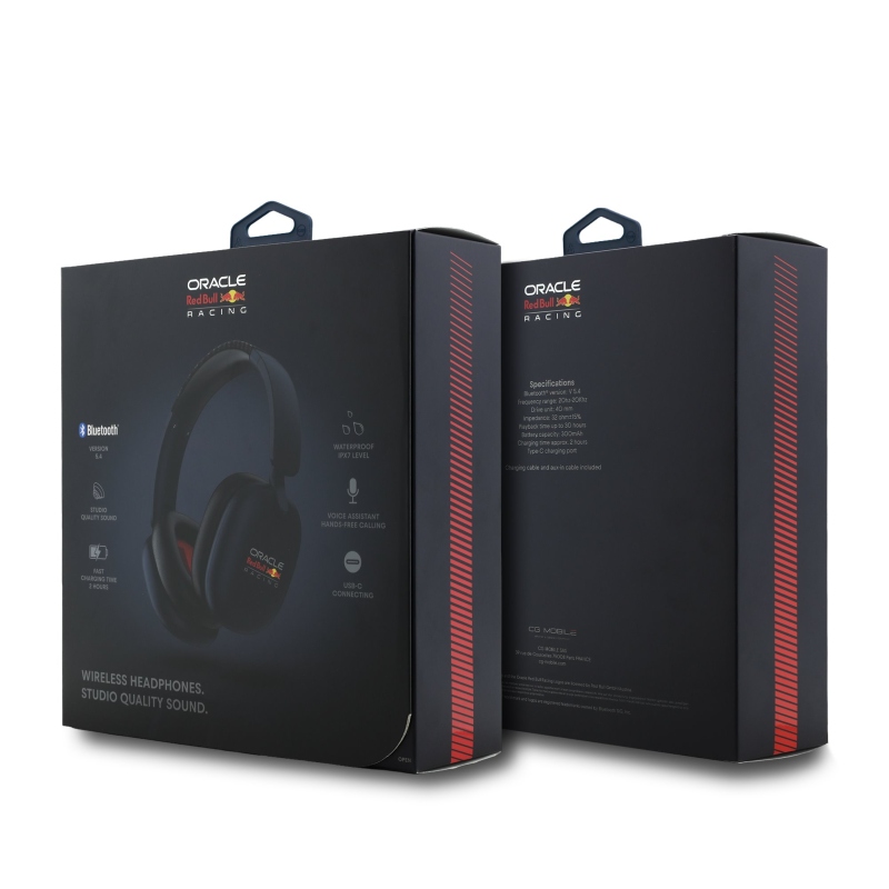 Red Bull Iconic Logo Bezdrátová Sluchátka Navy