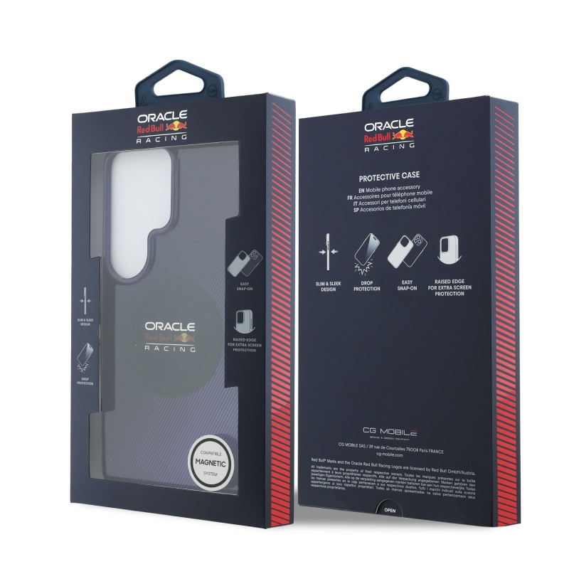 Red Bull PC Double Layer Blended Lines Magnetic Zadní Kryt pro Samsung Galaxy S26 Ultra Navy