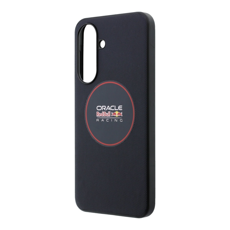 Red Bull PU Leather Red Ring MagSafe Zadní Kryt pro Samsung Galaxy A37 Navy