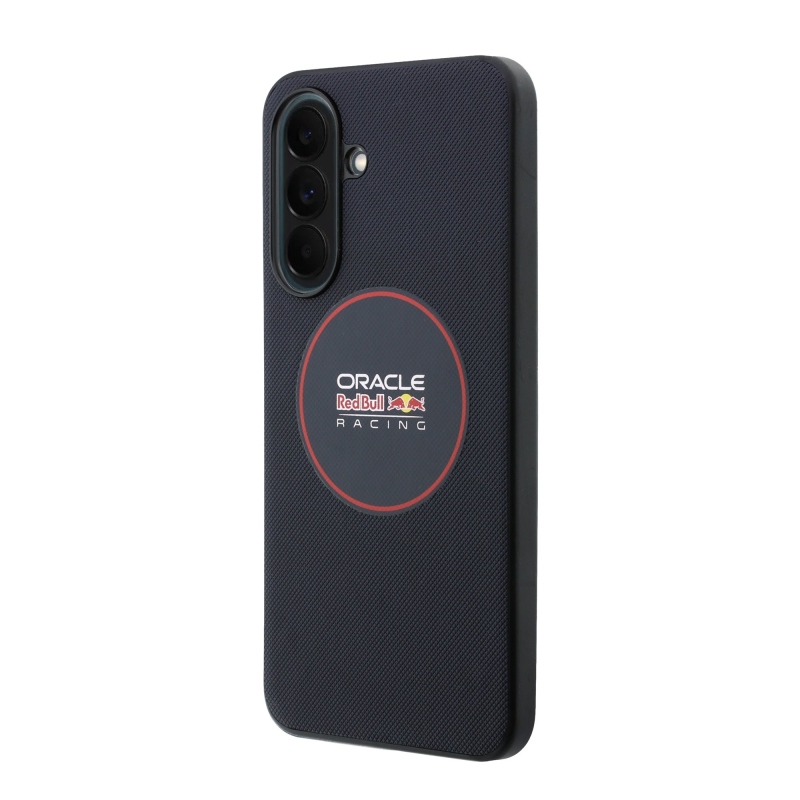 Red Bull PU Leather Red Ring MagSafe Zadní Kryt pro Samsung Galaxy A37 Navy