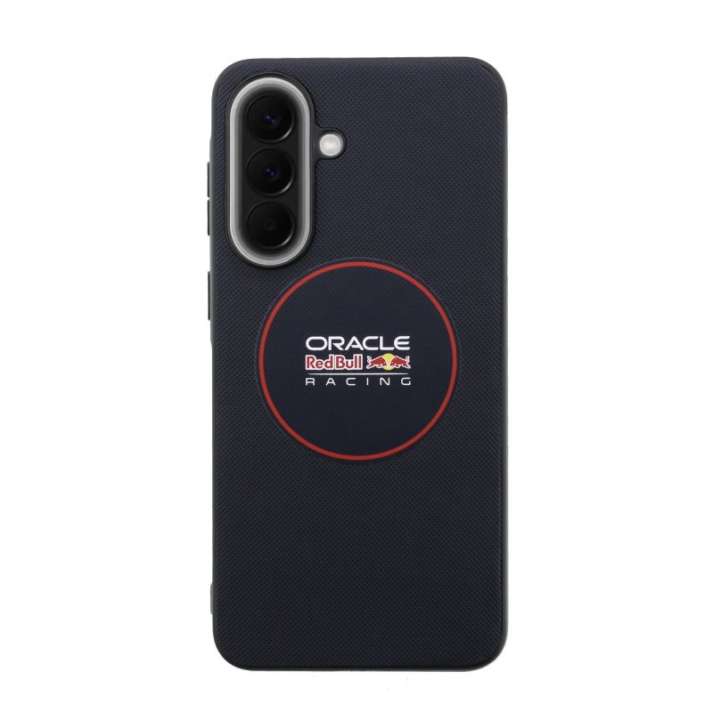 Red Bull PU Leather Red Ring MagSafe Zadní Kryt pro Samsung Galaxy A57 Navy