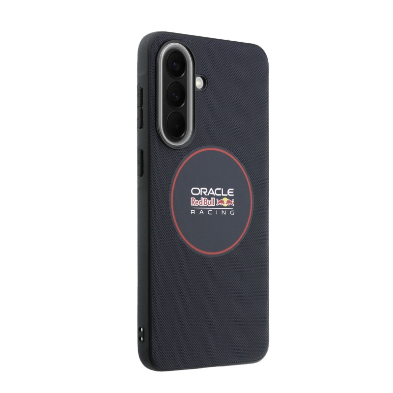 Red Bull PU Leather Red Ring MagSafe Zadní Kryt pro Samsung Galaxy A57 Navy