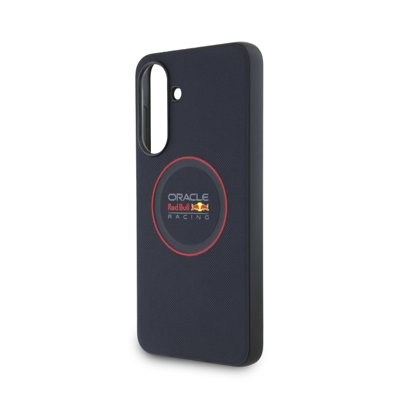 Red Bull PU Leather Red Ring Zadní Kryt pro Samsung Galaxy A56 Navy