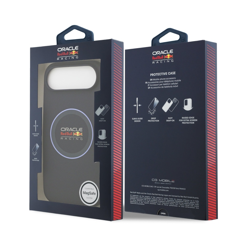 Red Bull Silicone Blue Ring MagSafe Zadní Kryt pro iPhone Air Navy