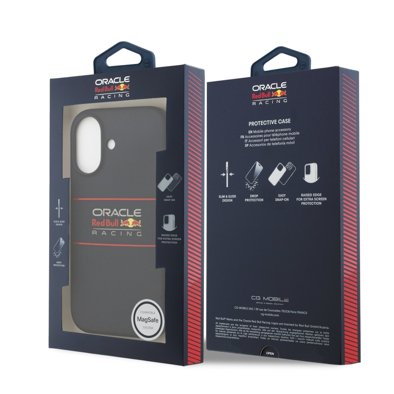 Red Bull Silicone Horizontal Logo MagSafe Zadní Kryt pro iPhone 17 Navy