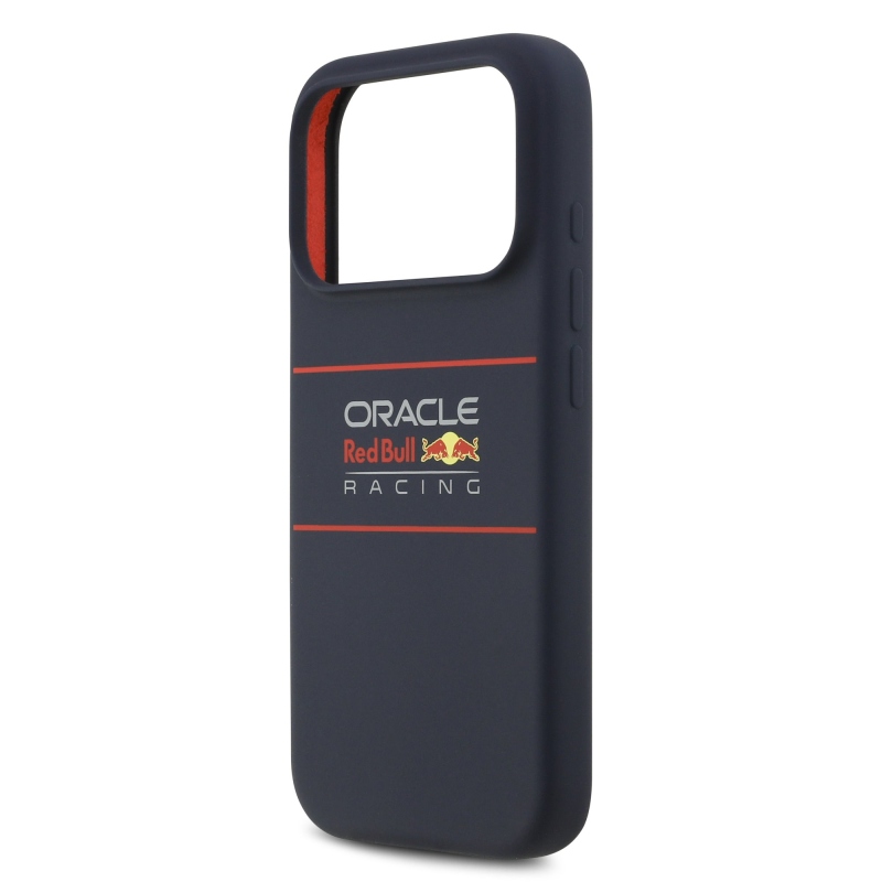Red Bull Silicone Horizontal Logo MagSafe Zadní Kryt pro iPhone 17 Pro Max Navy