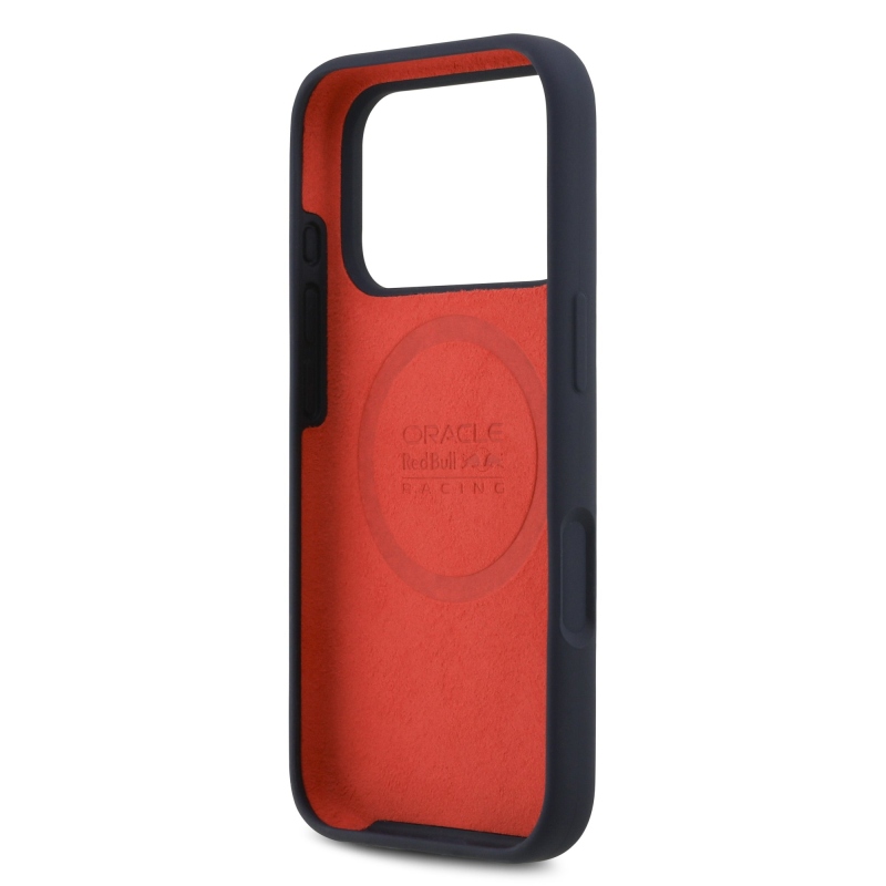 Red Bull Silicone Horizontal Logo MagSafe Zadní Kryt pro iPhone 17 Pro Navy