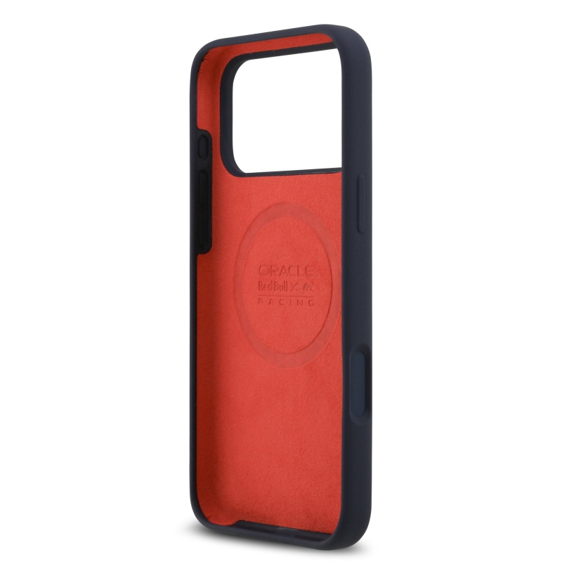 Red Bull Silicone Red Ring MagSafe Zadní Kryt pro iPhone 17 Pro Max Navy