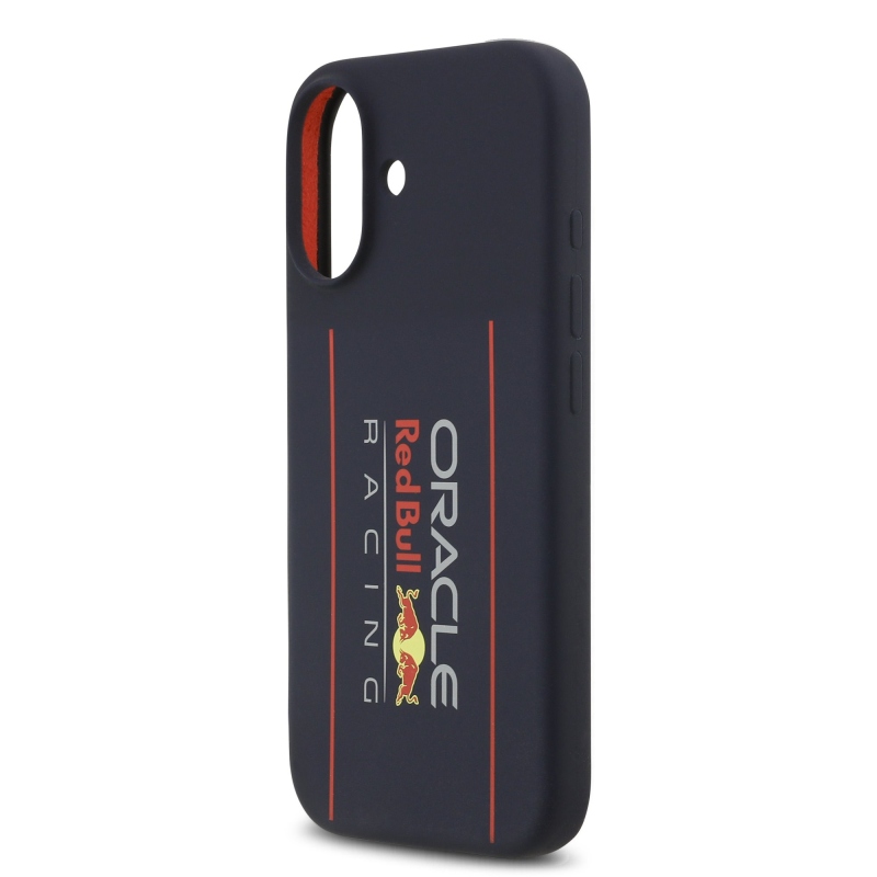 Red Bull Silicone Vertical Logo MagSafe Zadní Kryt pro iPhone 17 Navy