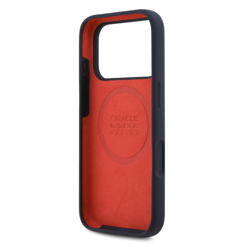 Red Bull Silicone Vertical Logo MagSafe Zadní Kryt pro iPhone 17 Pro Navy