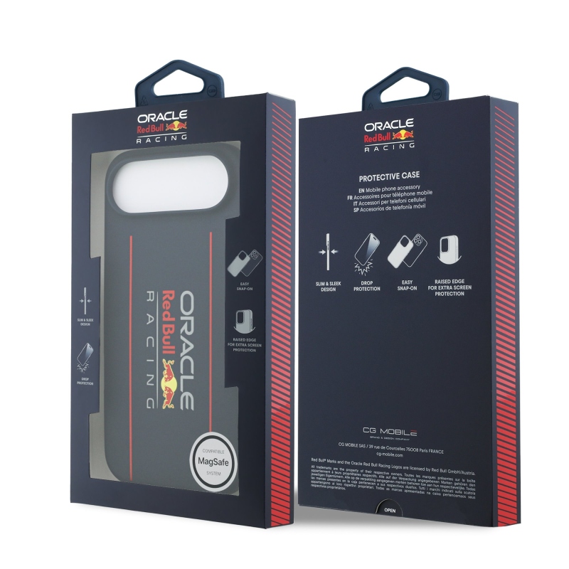 Red Bull Silicone Vertical Logo MagSafe Zadní Kryt pro iPhone Air Navy