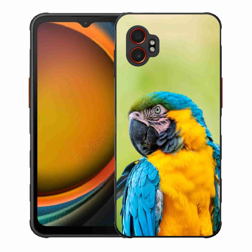 Gelový kryt mmCase na Samsung Galaxy Xcover 7 Pro - papoušek ara 2