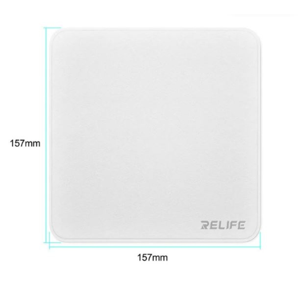 RELIFE čisticí hadřík na obrazovky z mikrovlákna (15,7 x 15,7cm) - šedý