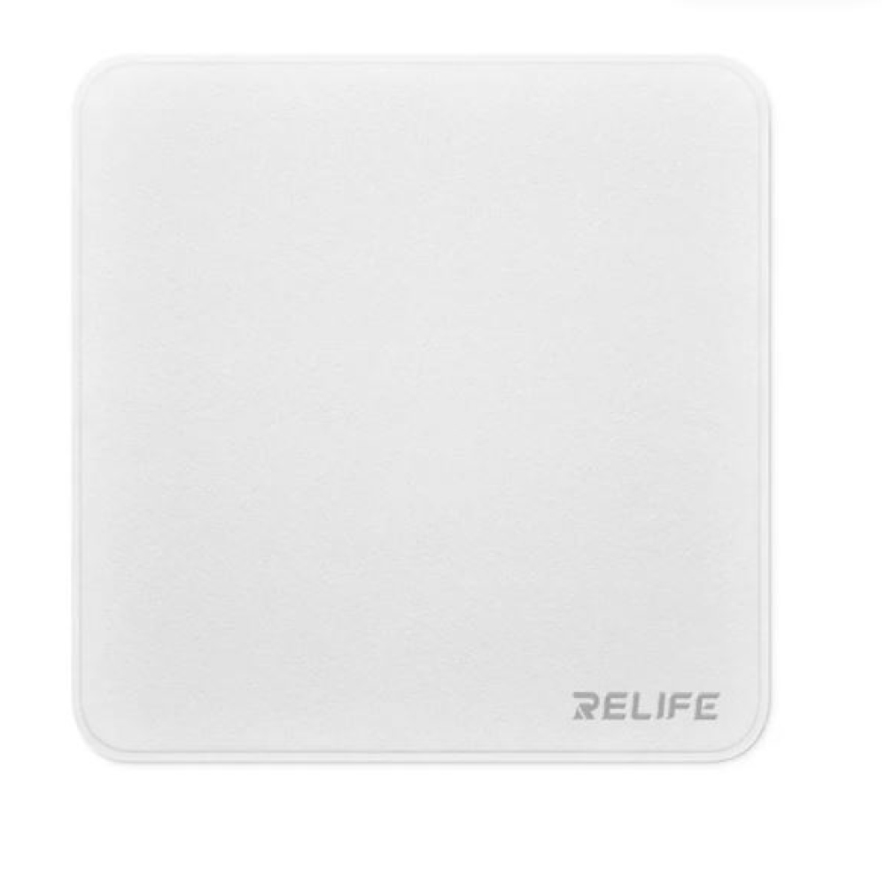 RELIFE čisticí hadřík na obrazovky z mikrovlákna (15,7 x 15,7cm) - šedý