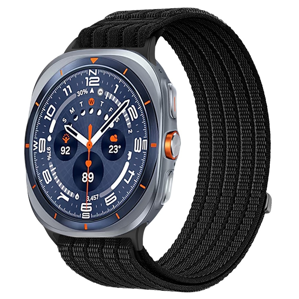 Reply nylonový řemínek na Samsung Galaxy Watch Ultra (2025) 47mm - černý