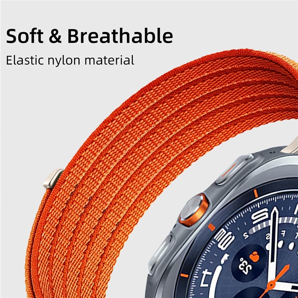 Reply nylonový řemínek na Samsung Galaxy Watch Ultra (2025) 47mm - oranžový