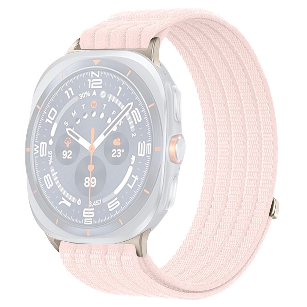 Reply nylonový řemínek na Samsung Galaxy Watch Ultra (2025) 47mm - růžový