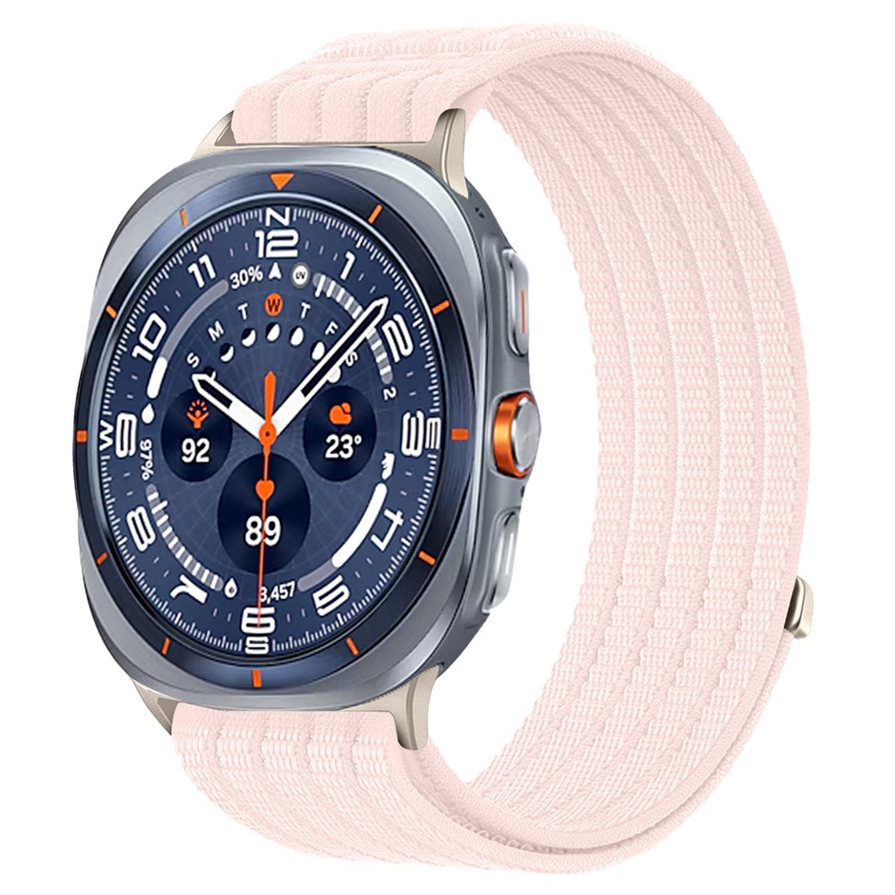 Reply nylonový řemínek na Samsung Galaxy Watch Ultra (2025) 47mm - růžový