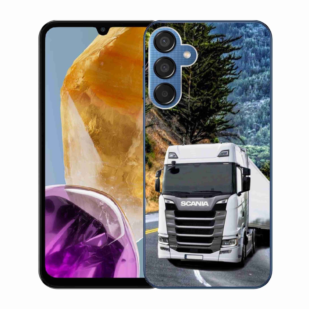 Gelový kryt mmCase na Samsung Galaxy M15 5G - kamion 1