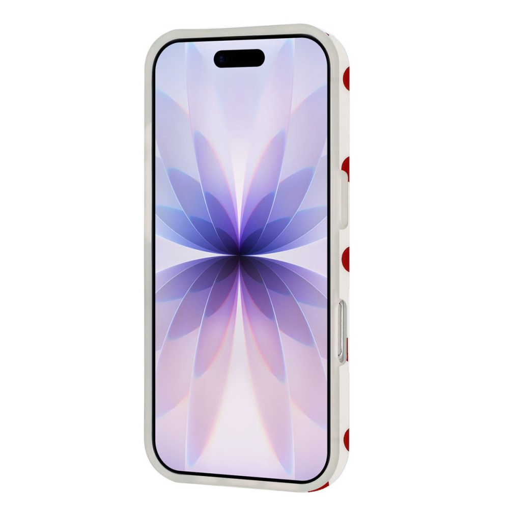 Retro Dot gelový obal na mobil iPhone 18 Pro Max/17 Pro Max - bílý