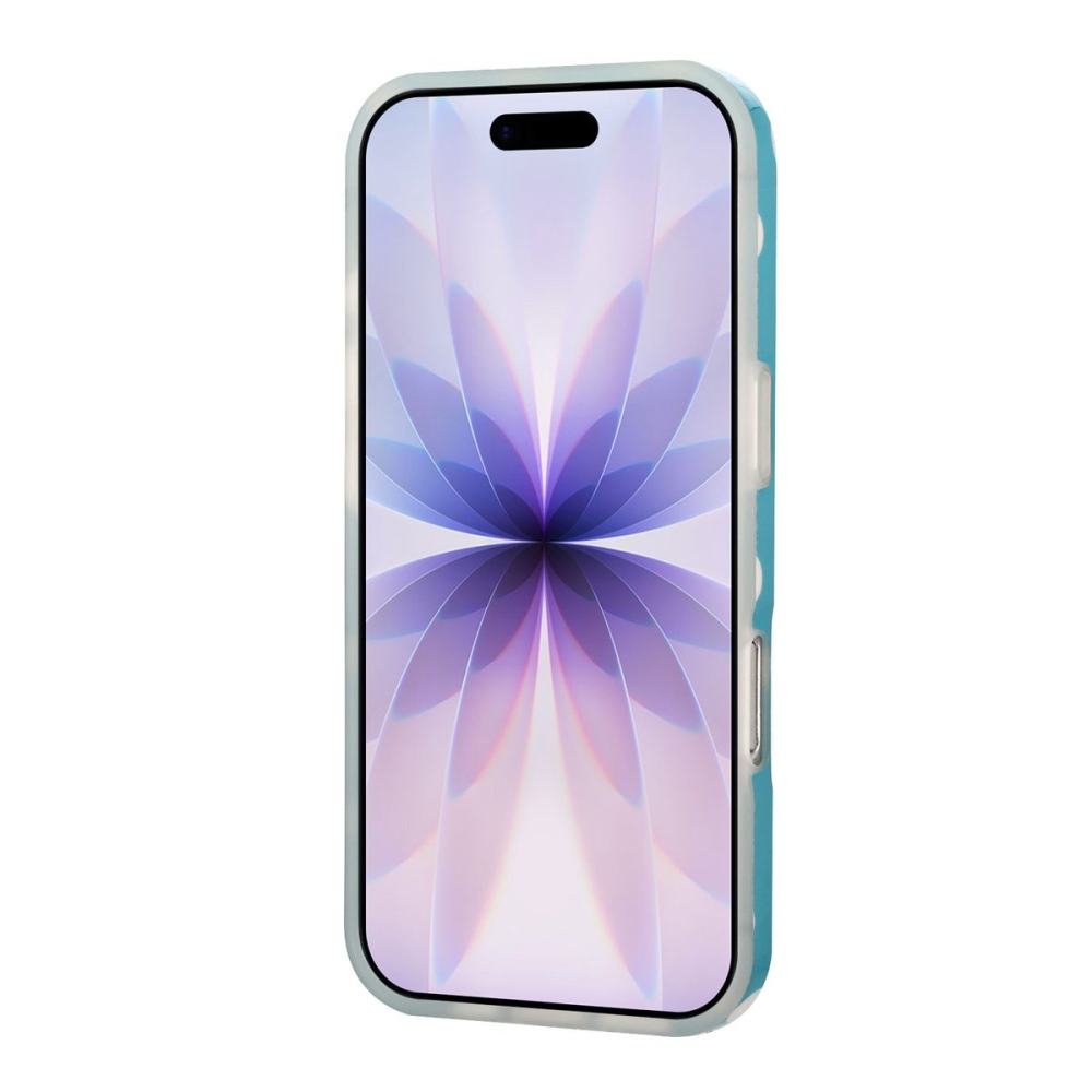 Retro Dot gelový obal na mobil iPhone 18 Pro Max/17 Pro Max - modrý