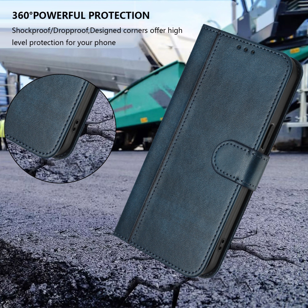 Retros knížkové pouzdro na T-Mobile T Phone 3 - modré