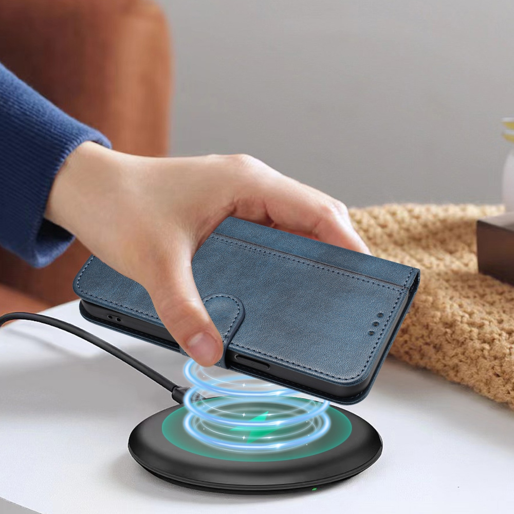 Retros knížkové pouzdro na T-Mobile T Phone 3 - modré