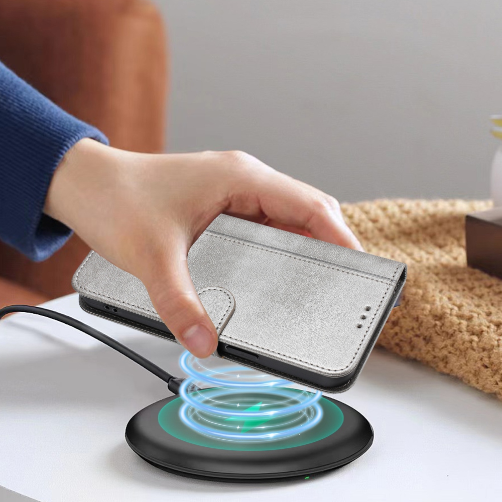 Retros knížkové pouzdro na T-Mobile T Phone 3 - šedé