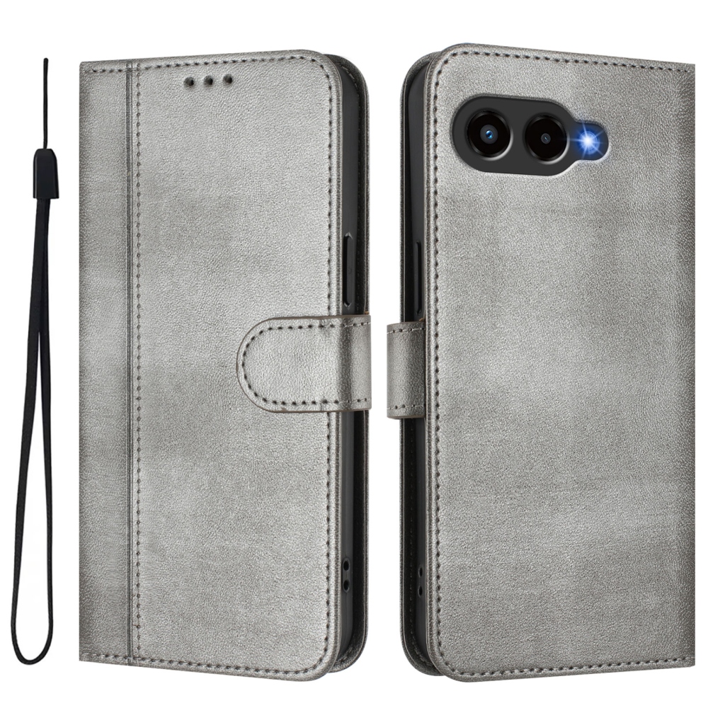 Retros knížkové pouzdro na T-Mobile T Phone 3 - šedé