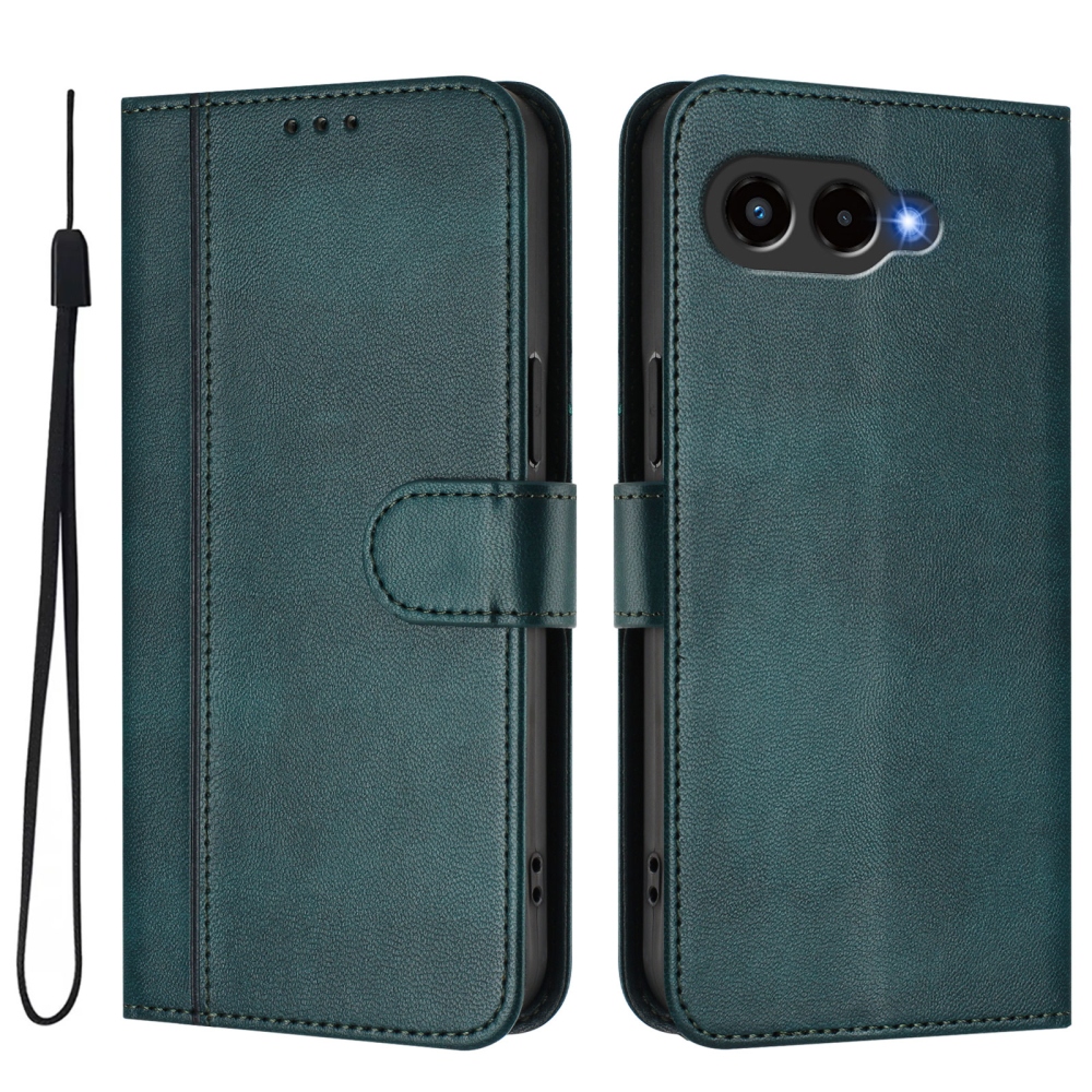 Retros knížkové pouzdro na T-Mobile T Phone 3 - tmavězelené