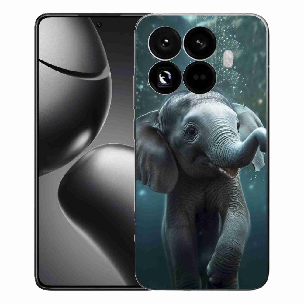 Gelový kryt mmCase na Xiaomi 15T Pro - slůně pod vodou