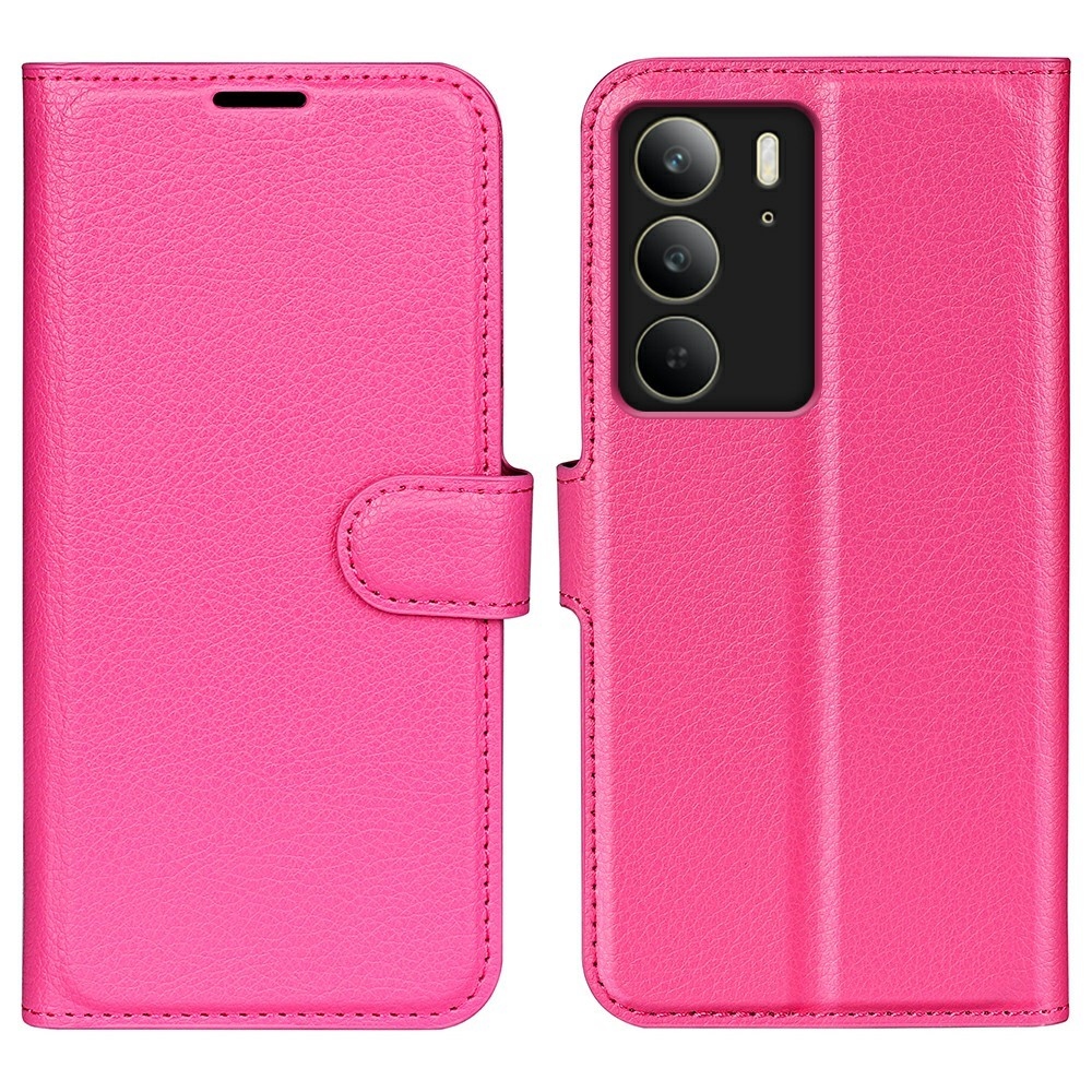 Litchi knížkové pouzdro na Realme C75 - rose