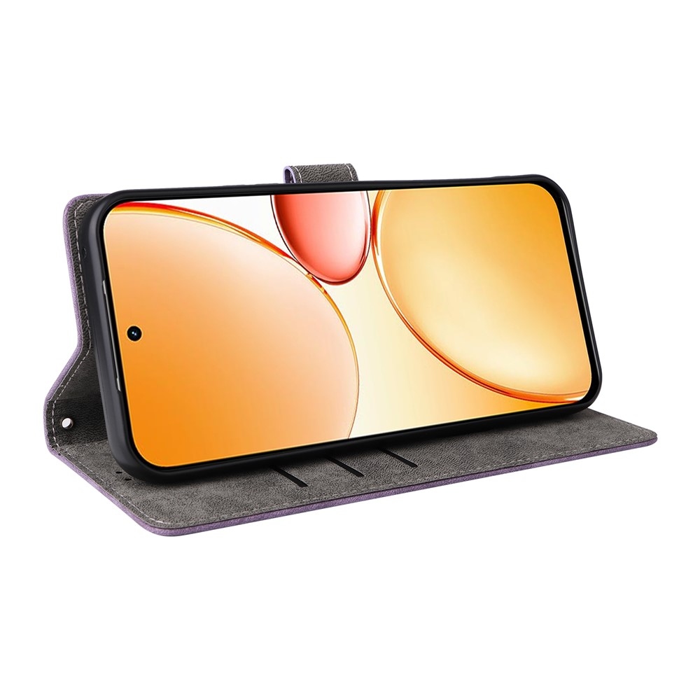 RFID knížkové pouzdro na Realme C83 - fialové