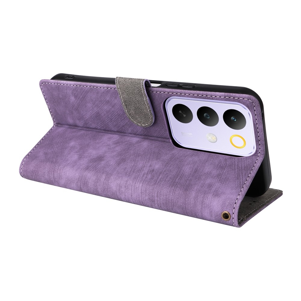 RFID knížkové pouzdro na Realme C83 - fialové