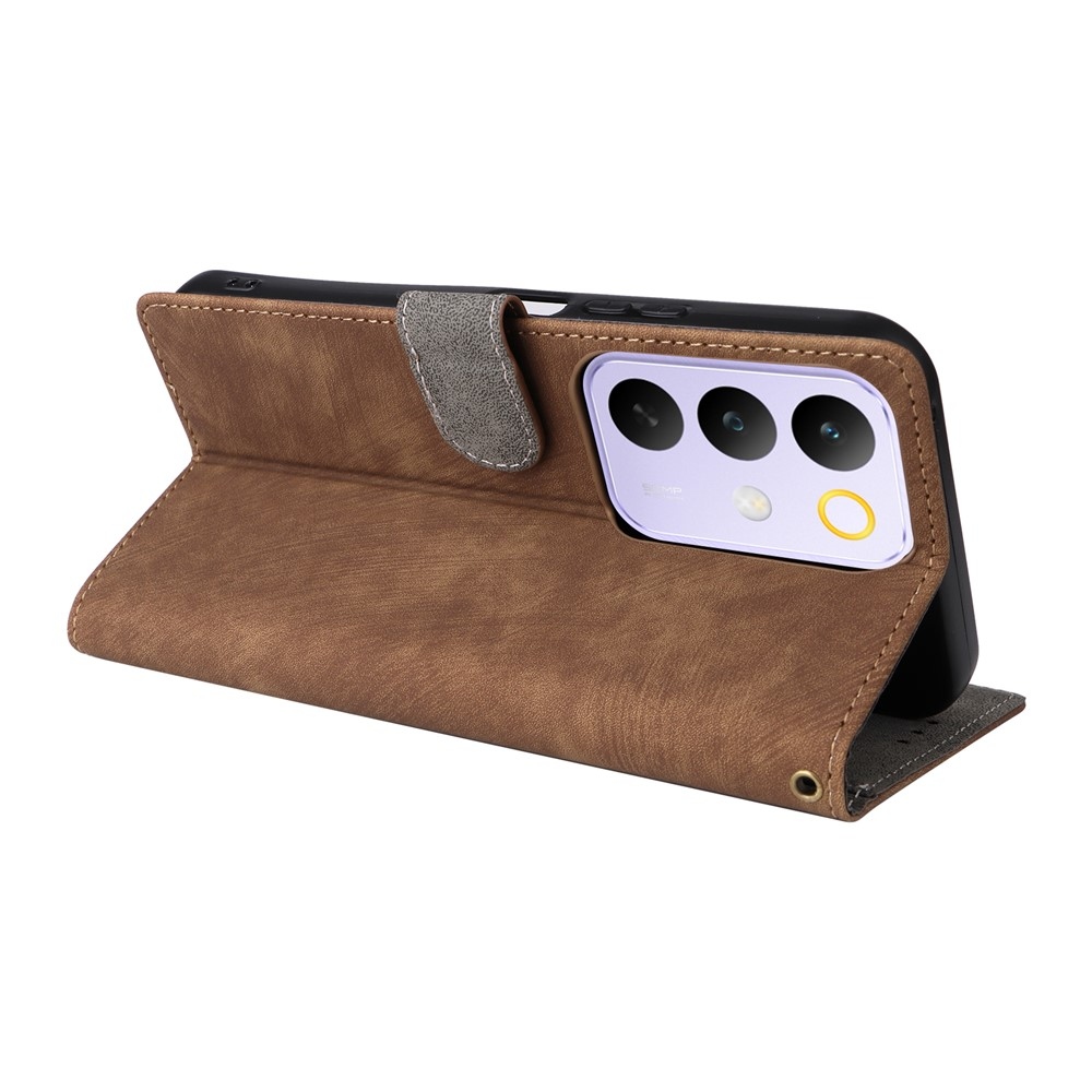 RFID knížkové pouzdro na Realme C83 - hnědé