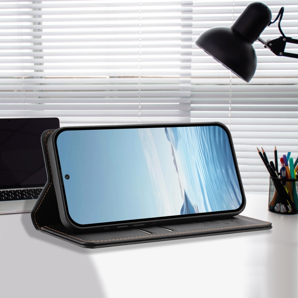 RFIDS knížkové pouzdro na Realme GT 8 Pro 5G - černé