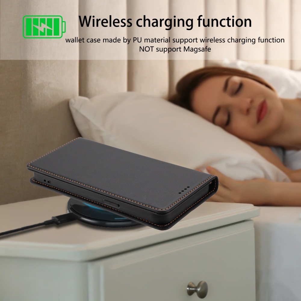 RFIDS knížkové pouzdro na Realme GT 8 Pro 5G - černé