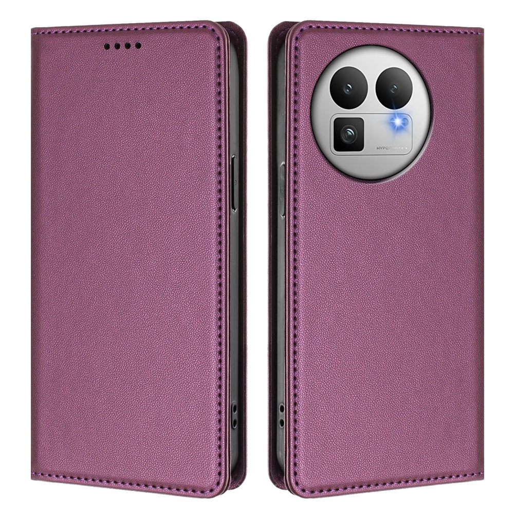 RFIDS knížkové pouzdro na Realme GT 8 Pro 5G - fialové