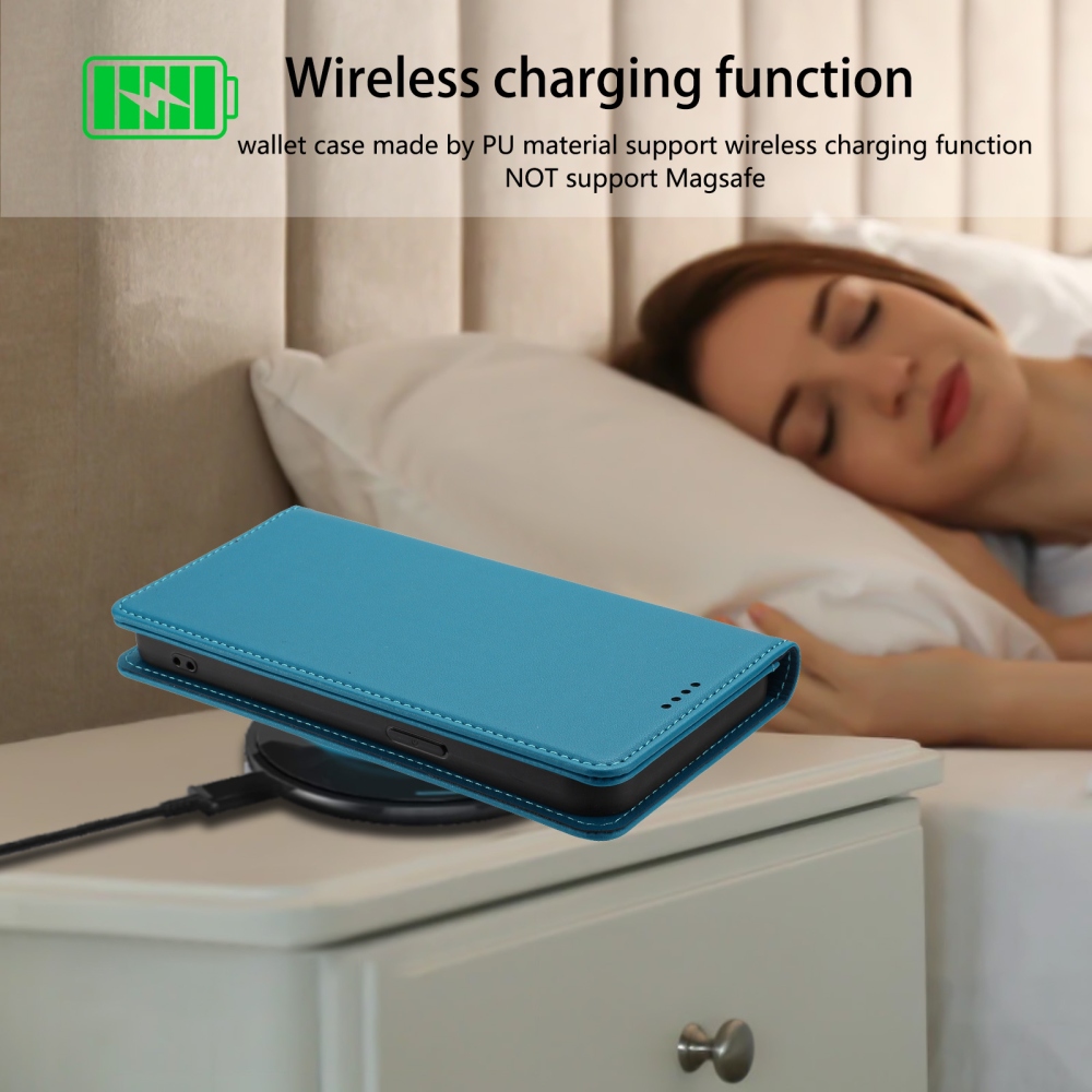 RFIDS knížkové pouzdro na Realme GT 8 Pro 5G - světlemodré