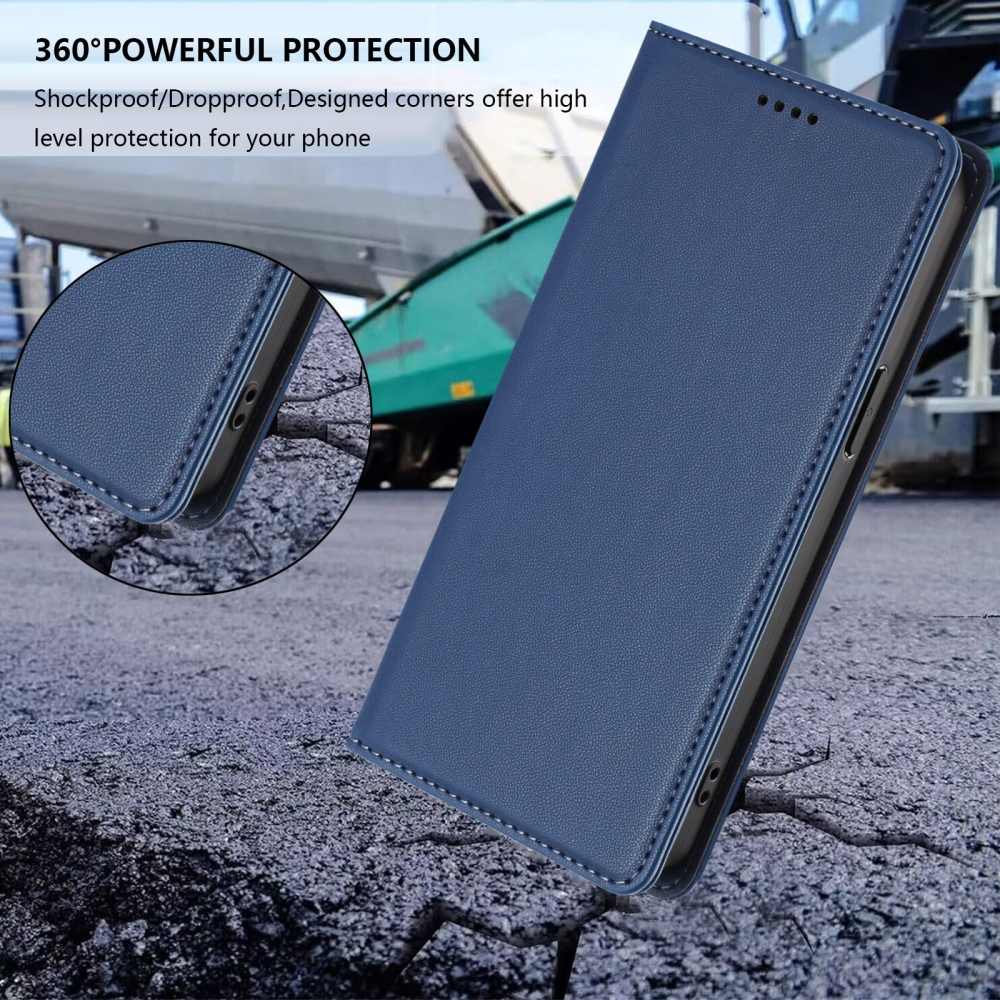 RFIDS knížkové pouzdro na Realme GT 8 Pro 5G - tmavěmodré