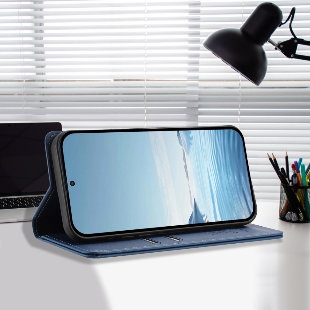 RFIDS knížkové pouzdro na Realme GT 8 Pro 5G - tmavěmodré