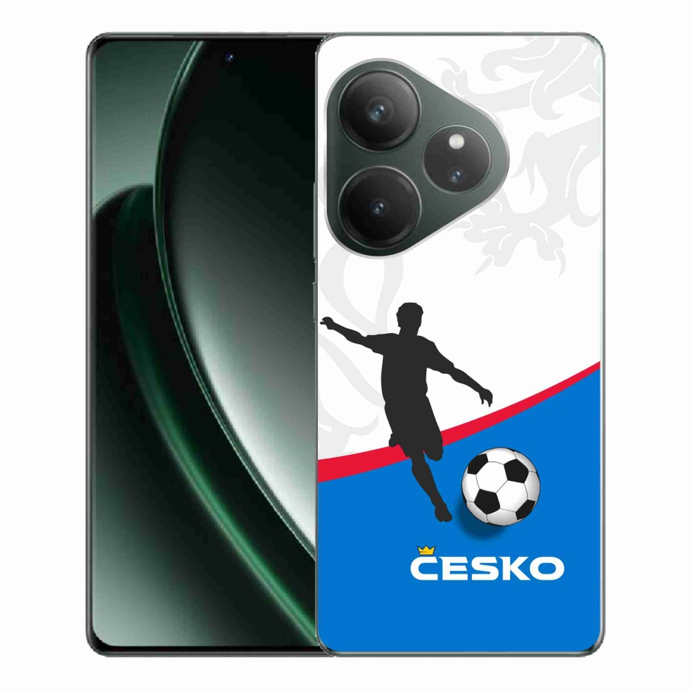 Gelový kryt mmCase na Realme GT 6 5G/GT 6T 5G - fotbal Česko 1